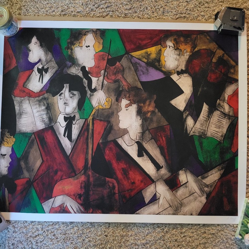 Linda Le Kinff - Grand Orchestra - Seriolithograph W/COA